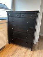 Ikea Hemnes zwart/bruin, Huis en Inrichting, Kasten | Ladekasten, Ophalen, 100 tot 150 cm, 5 laden of meer, 100 tot 150 cm