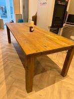 Stevige houten eettafel - 260cm lang, Huis en Inrichting, Gebruikt, Eikenhout, 200 cm of meer, Vijf personen of meer