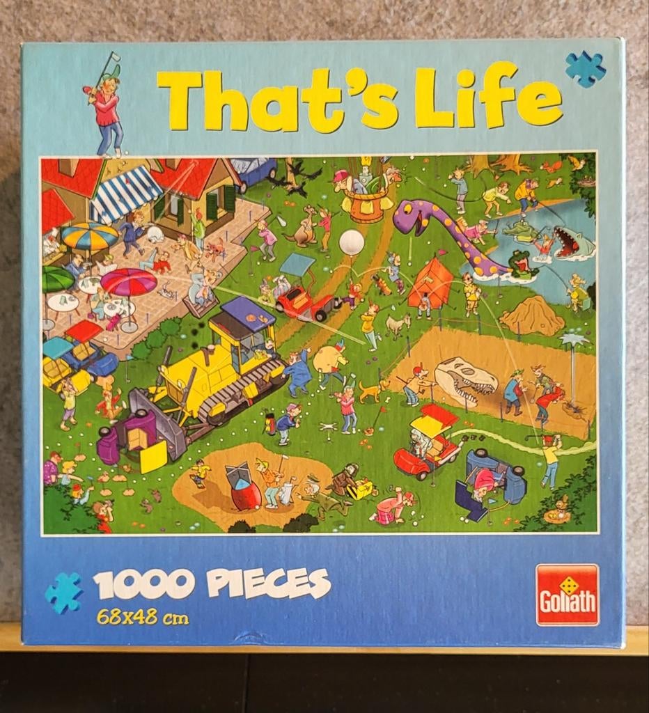 Puzzel that's life 1000 stukjes, Ophalen, 500 t/m 1500 stukjes, Zo goed als nieuw