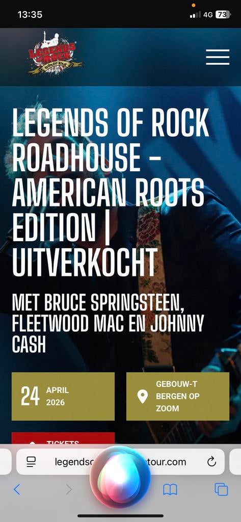 2 concert kaartjes Legends of Rock!, Tickets en Kaartjes, Twee personen, April, Hard Rock of Metal