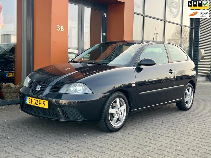 Seat Ibiza 1.4-16V|Airco|Cruise|Bekerhouder|APK 2027|Aux, Auto's, Seat, Bedrijf, Te koop, Ibiza, Airbags, Airconditioning, Centrale vergrendeling