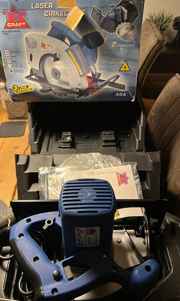 Cirkelzaag, Cirkelzaag, Ophalen of Verzenden, Zo goed als nieuw, 30 tot 70 mm