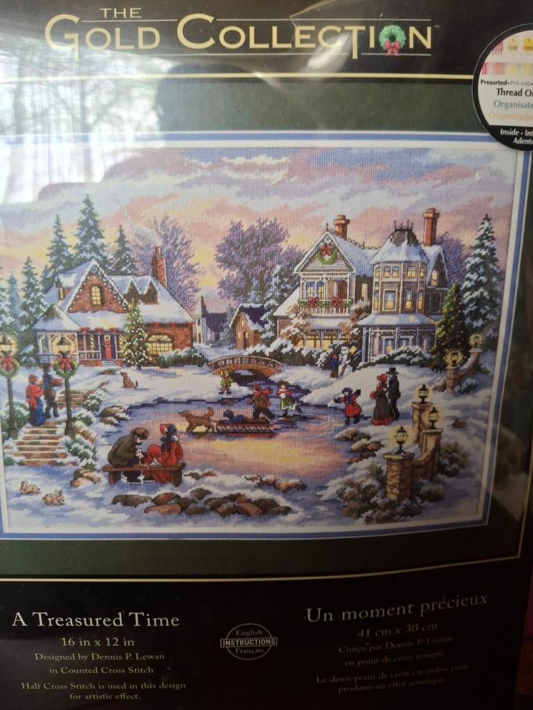 A Treasured time, Hobby en Vrije tijd, Ophalen of Verzenden, Nieuw, Borduurpakket