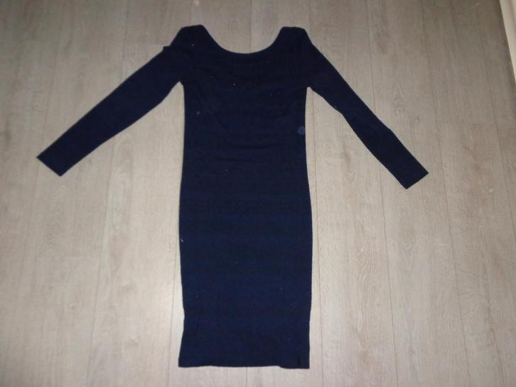 blauwe jurk van Pepe Jeans, maat M, Kleding | Dames, Jurken, Gedragen, Maat 38/40 (M), Blauw, Knielengte, Ophalen of Verzenden