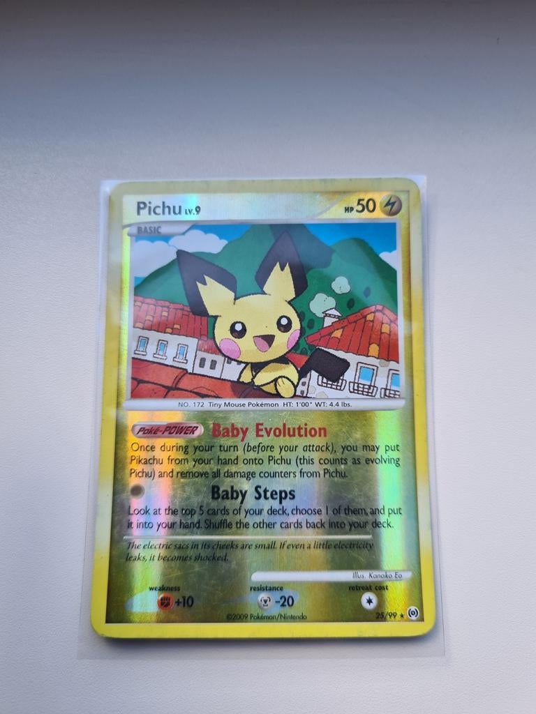 Pichu Reverse Holo 25/99 (2009) - Pokémon Kaart, Ophalen, Zo goed als nieuw