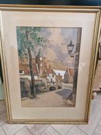 Amersfoort, geschilderd door G.V. Jeveren, Antiek en Kunst, Kunst | Schilderijen | Klassiek, Ophalen