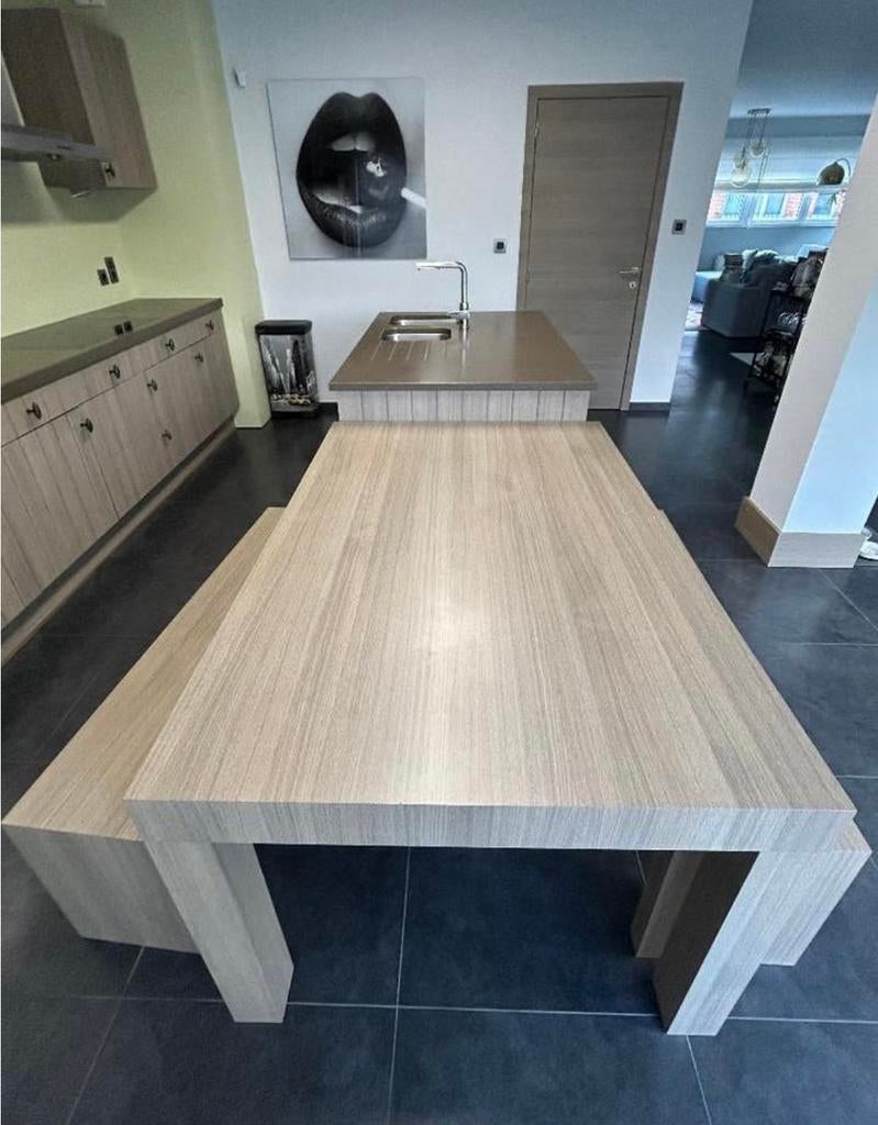 ✨ COMPLETE LUXOR EILAND KEUKEN  ✨, Ophalen, Bruin, Dubbelwandige keuken, Zo goed als nieuw