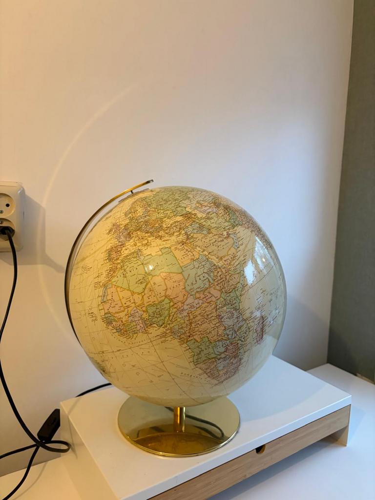 Klassieke wereldbol Columbus Royal van acrylglas, Huis en Inrichting, Woonaccessoires | Wereldbollen, Ophalen, Zo goed als nieuw