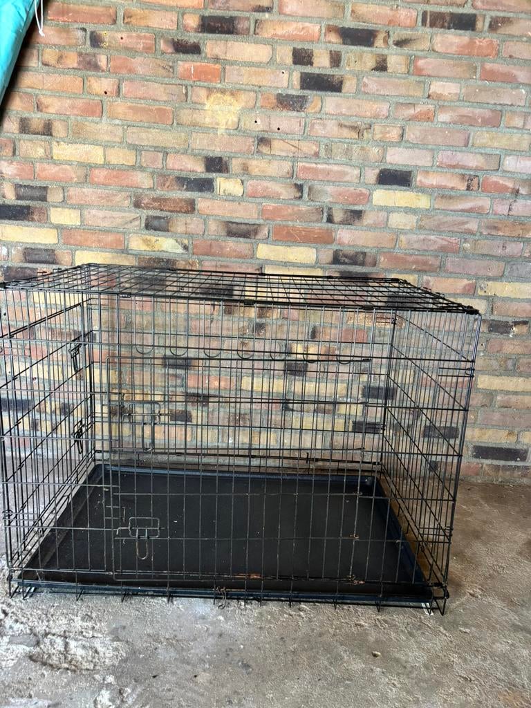 Hondenbench L106 x B68 x H75 cm, Ophalen, Gebruikt, 75 tot 110 cm, 65 tot 100 cm