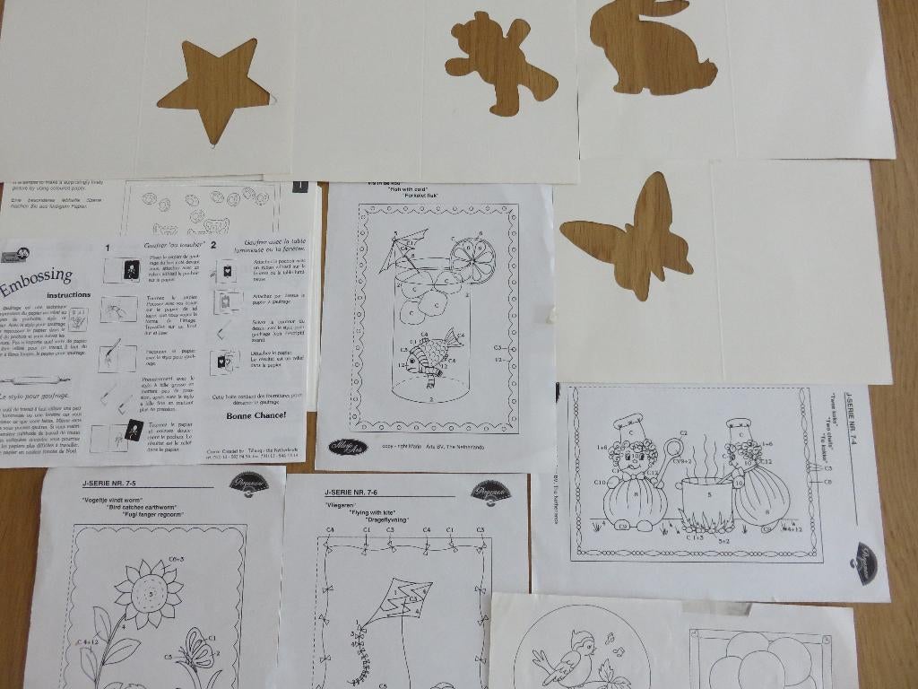 Embossing- kaarten maken, Ophalen of Verzenden, Nieuw, Kerst, Pons of Mal