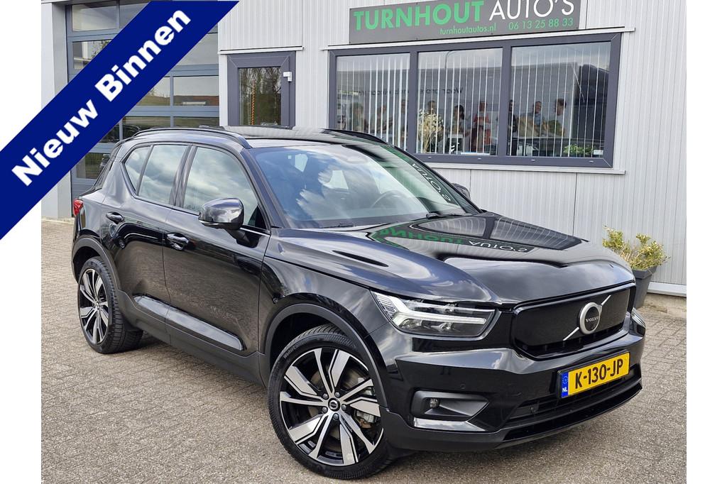 Volvo XC40 Recharge P8 AWD R-Design FULL OPTION volleder | 3, Auto's, Volvo, Gebruikt, Met garantie (alle), 24 min, Zwart