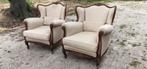 2 art deco fauteuils, Ophalen, Gebruikt, Hout, 75 tot 100 cm