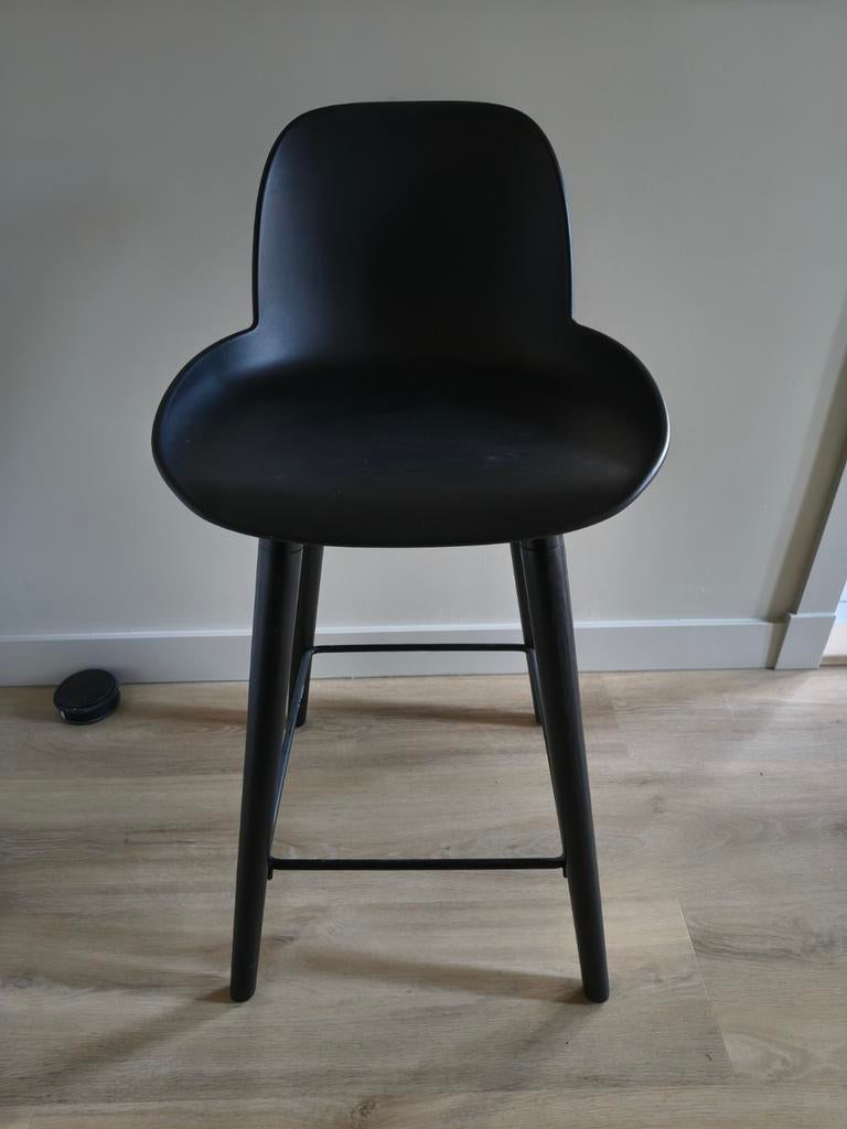 2 x Barkruk Zuiver Albert Kuip zwart, 2 krukken, Ophalen, 60 tot 90 cm