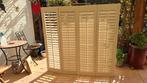 Houten shutters voor binnen., Huis en Inrichting, Woonaccessoires | Kamerschermen, Ophalen