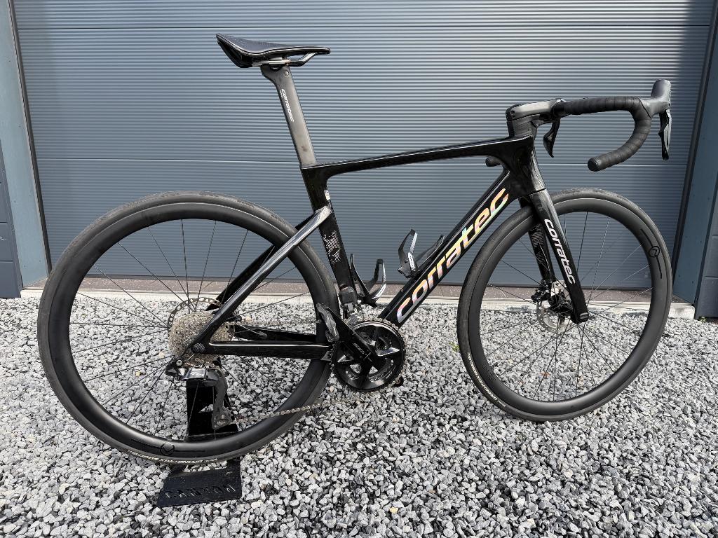 Racefiets, Fietsen en Brommers, Fietsen | Racefietsen, Heren, Zo goed als nieuw, Meer dan 20 versnellingen, 53 tot 57 cm