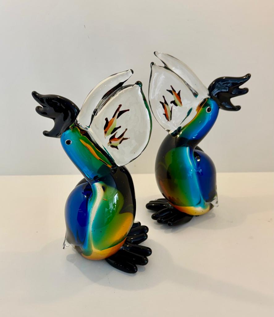 Vogels. Stel Glazen Pelikanen. Hobby of Verjaardag Brand NEW, Ophalen of Verzenden, Nieuw, Overige typen, Verjaardag