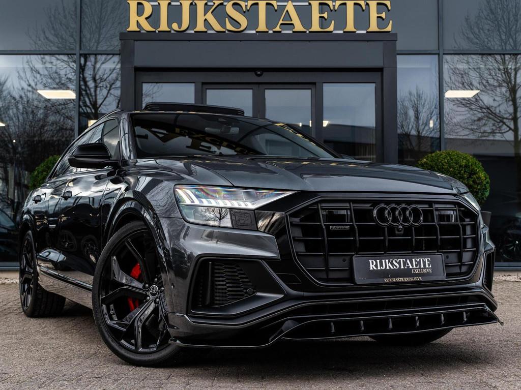Audi Q8 55 TFSIe Quattro S-Line|PANO|B&O|RS STOELEN|360°, Auto's, Audi, Automaat, Gebruikt, 2995 cc, Bedrijf
