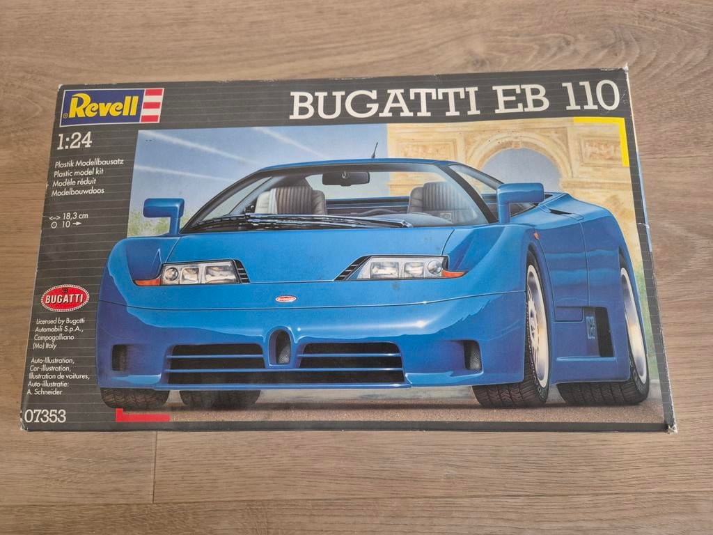 Revell Bugatti EB 110 1:24, Ophalen of Verzenden, Nieuw, Revell