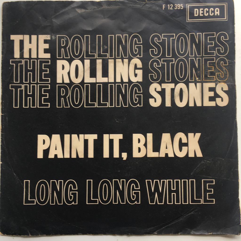 H9 rolling stones paint it black HOL66  €10, Cd's en Dvd's, Vinyl Singles, Gebruikt, 7 inch, Single, Ophalen of Verzenden
