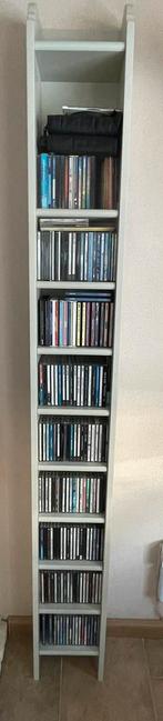 CD toren hout, inclusief cd’s, Ophalen, Zo goed als nieuw, Hout, Cd's