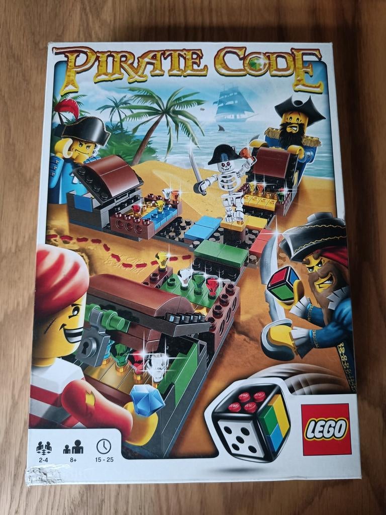Lego Pirate Code Bordspel, Een of twee spelers, Ophalen of Verzenden, Zo goed als nieuw, LEGO