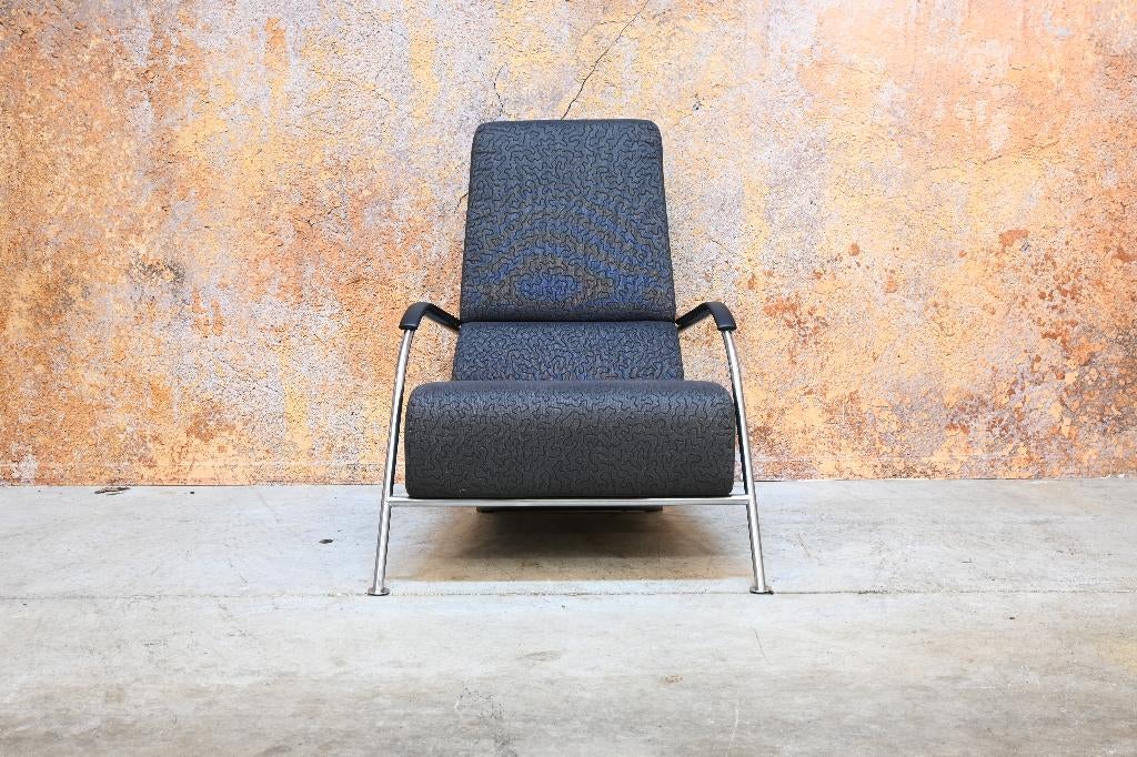 ZGAN! Harvink Mirakel design fauteuil in unieke grijze stof