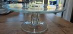 Glazen taartschaal op voet - Perfect voor gebak en desserts, Huis en Inrichting, Keuken | Servies, Ophalen, Zo goed als nieuw