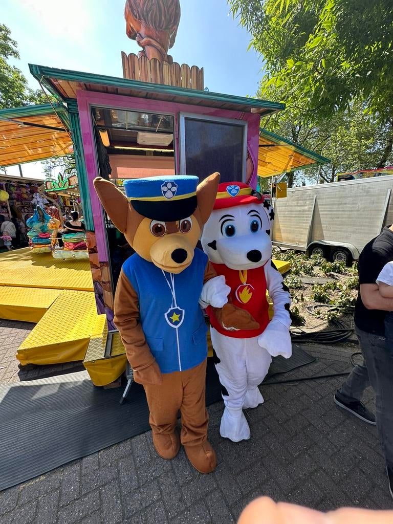 Chase & marshall & Sky PAW patrol mascotte, Hobby en Vrije tijd, Feestartikelen | Verhuur, Ophalen of Verzenden, Zo goed als nieuw