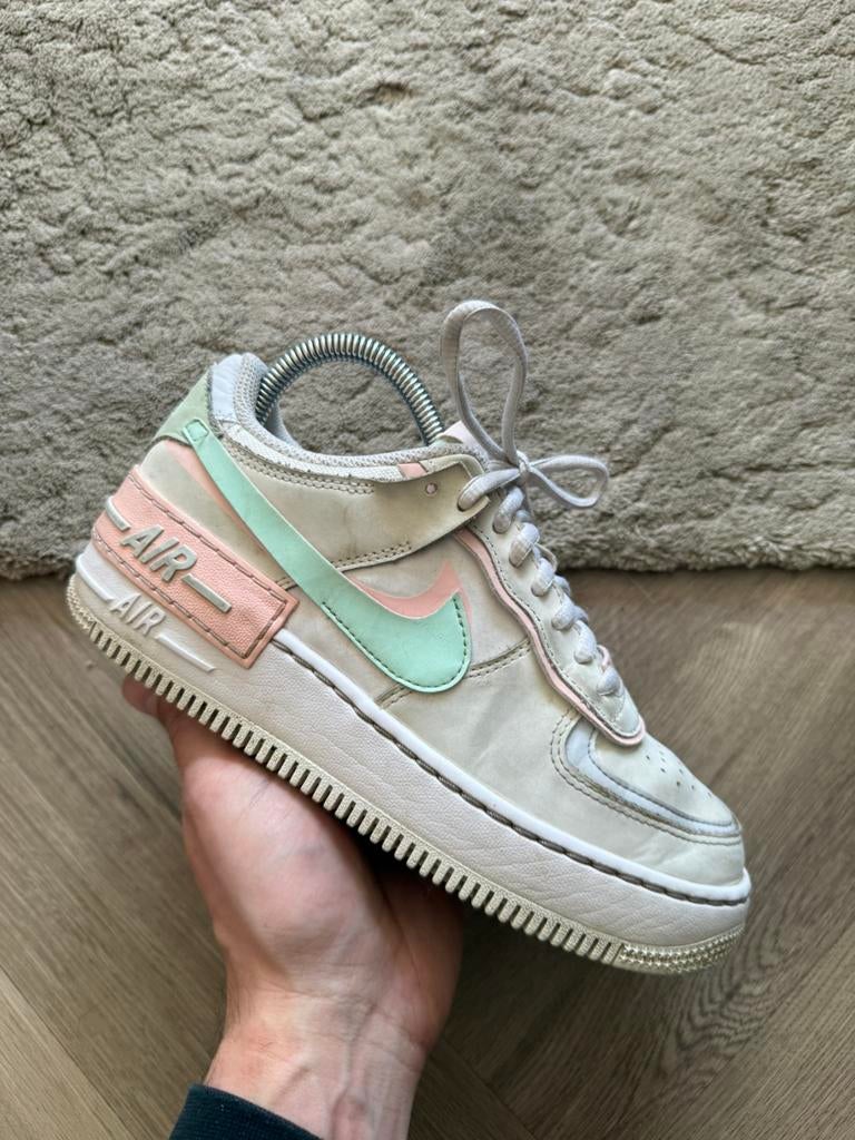 Nike air force one shadow pink green 37.5, Kleding | Dames, Schoenen, Ophalen of Verzenden, Roze, Sneakers of Gympen