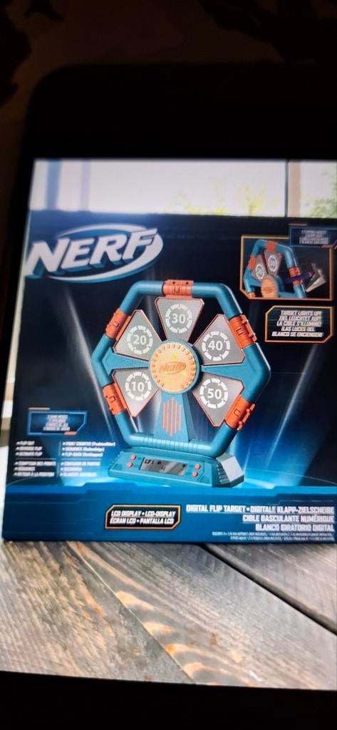 Nerf Digital Flip Target Schiettarget batterijen inbegrepen!, Ophalen, Zo goed als nieuw, Jongen of Meisje