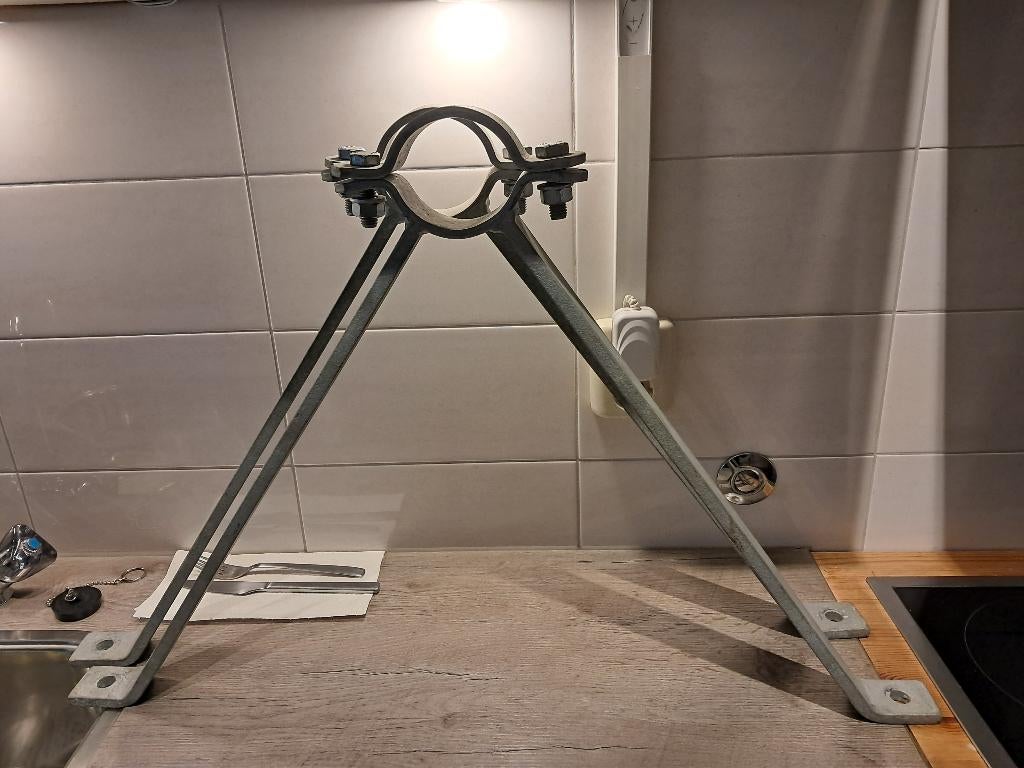 mast muur beugels, Ophalen, Zo goed als nieuw, Toebehoren