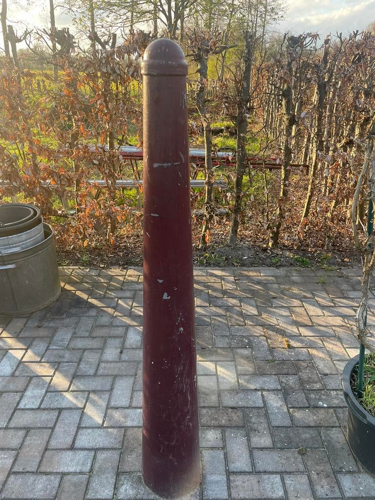Te koop 6 stuks ijzeren palen, Amsterdammertjes zonder kruis, Ophalen, Gebruikt