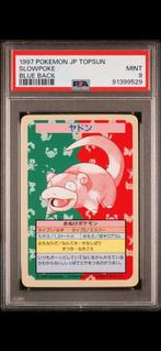 1997 Pokemon Topsun No Number Slowpoke Blue Back PSA 9, Hobby en Vrije tijd, Verzamelkaartspellen | Pokémon, Ophalen of Verzenden