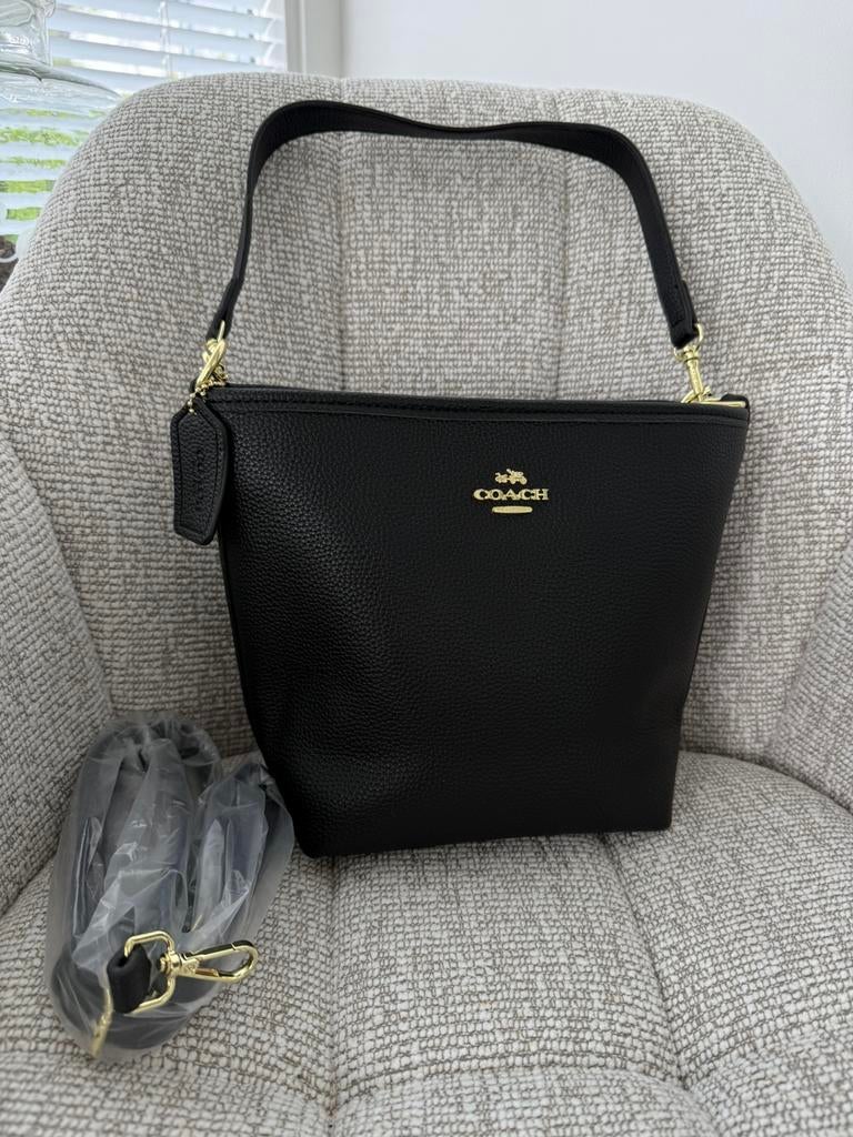 Coach bucket bag zwart, Sieraden, Tassen en Uiterlijk, Tassen | Damestassen, Ophalen of Verzenden, Nieuw, Zwart