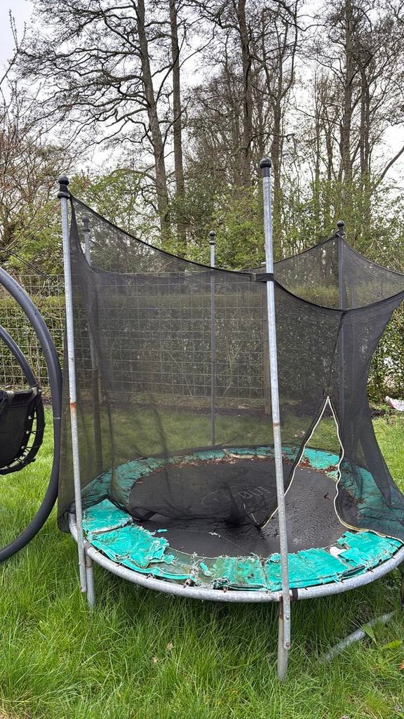 Trampoline - ophalen in Delft, Ophalen of Verzenden, Gebruikt