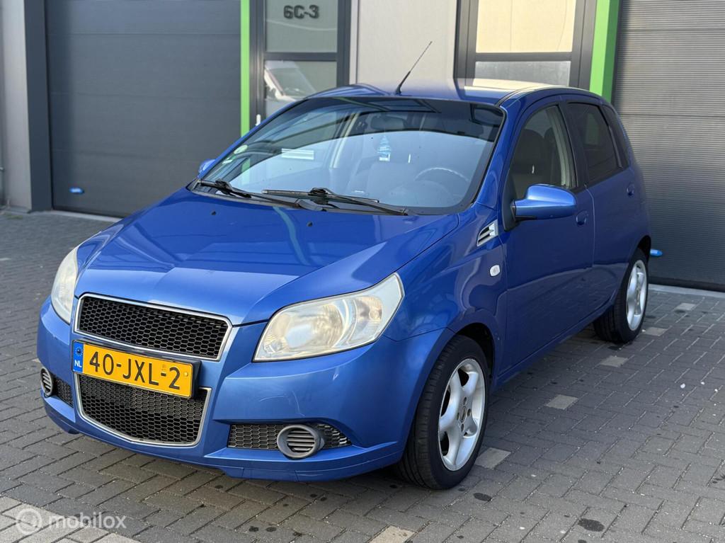 Chevrolet Aveo 1.2 16V LS, Elektrische ramen, Airco, NAP., Auto's, Voorwielaandrijving, Stof, Aveo, 4 cilinders