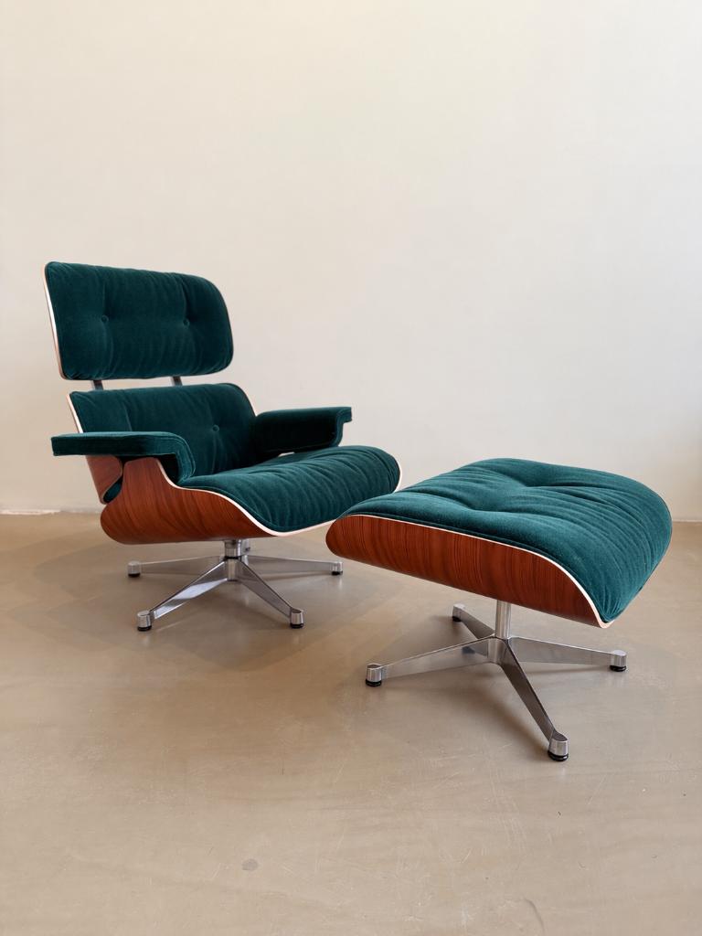 Eames Lounge Chair + Ottoman Vitra, Ophalen, Eenpersoons, Nieuw, Minder dan 150 cm