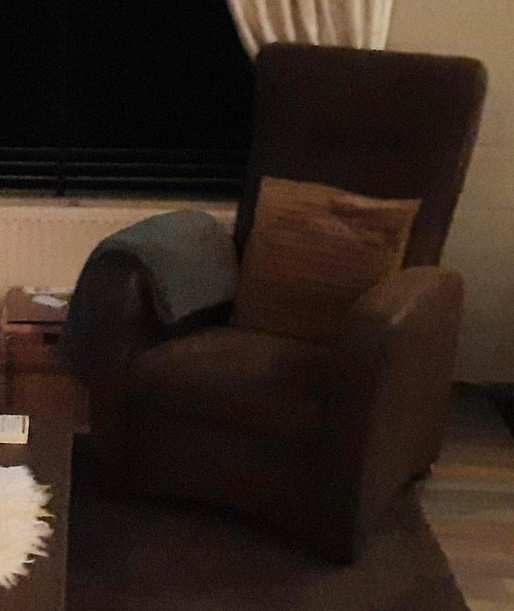 Gratis 2 relaxfauteuils, Huis en Inrichting, Fauteuils, Gebruikt, Ophalen