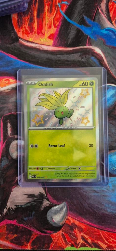 Pokémon kaart: Oddish 092/091, Ophalen of Verzenden, Nieuw, Losse kaart, Foil