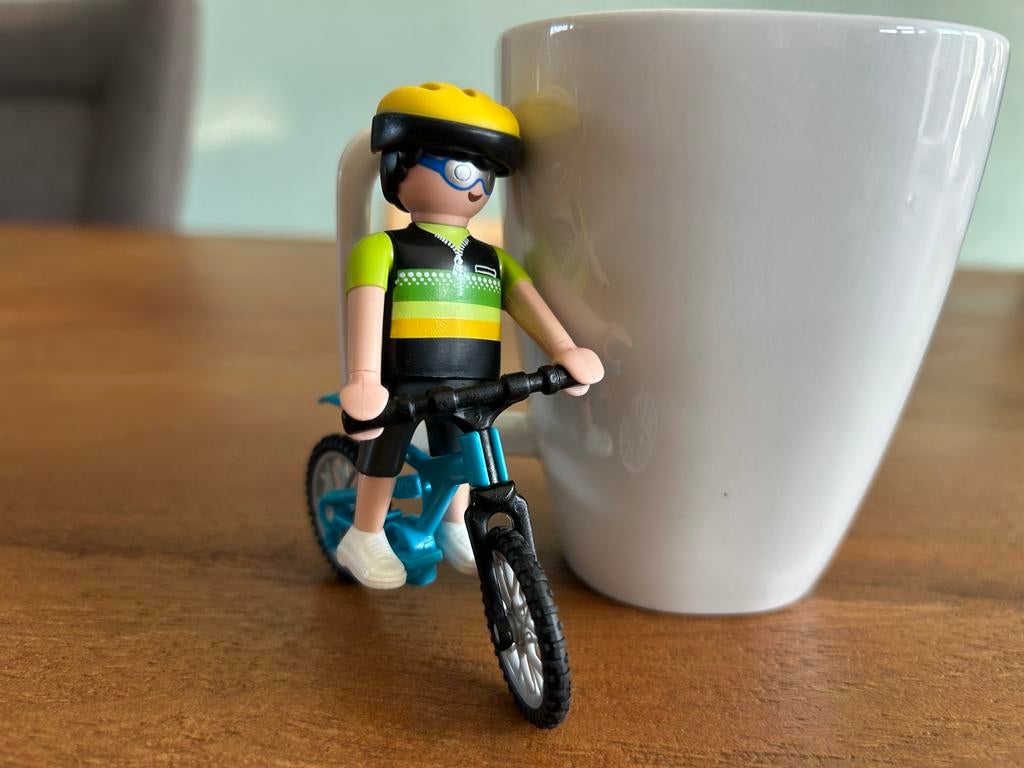 Playmobil mountainbiker, Ophalen, Gebruikt, Los playmobil