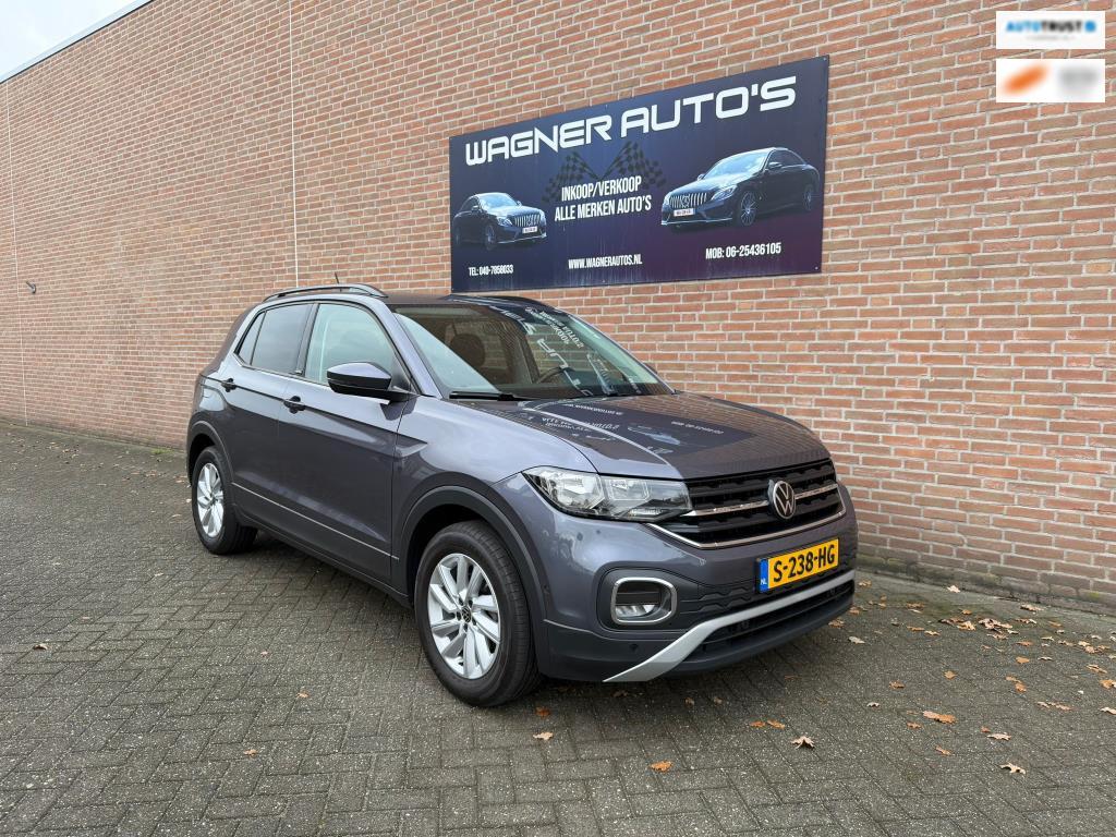 Volkswagen T-Cross 1.0 TSI Style Digital-Dash Adaptieve-Crui, Gebruikt, Bedrijf, 1100 kg, SUV of Terreinwagen