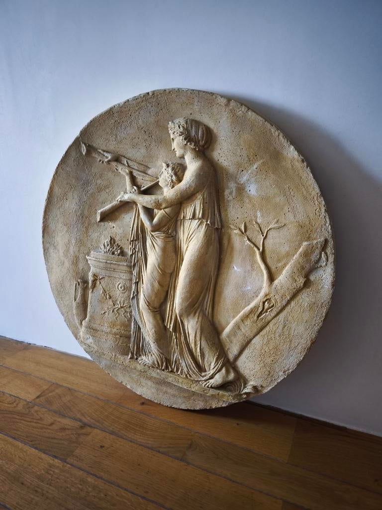 Gipsen wandpaneel 82 cm, Ophalen