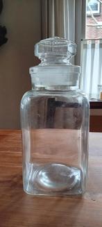 Oude stopfles 34 cm hoog, Antiek en Kunst, Antiek | Glas en Kristal, Ophalen