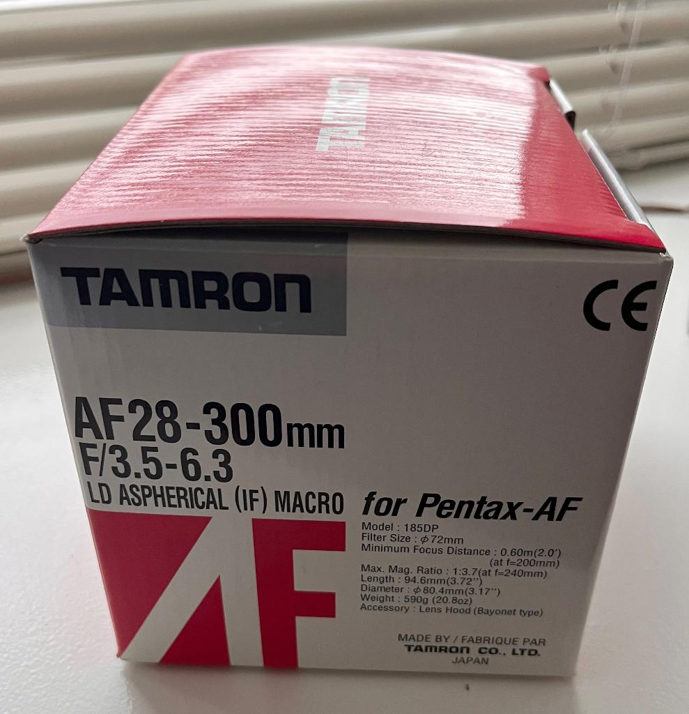 Tamron AF 28-300mm voor Pentax, Ophalen of Verzenden, Zo goed als nieuw, Overige typen, Zoom