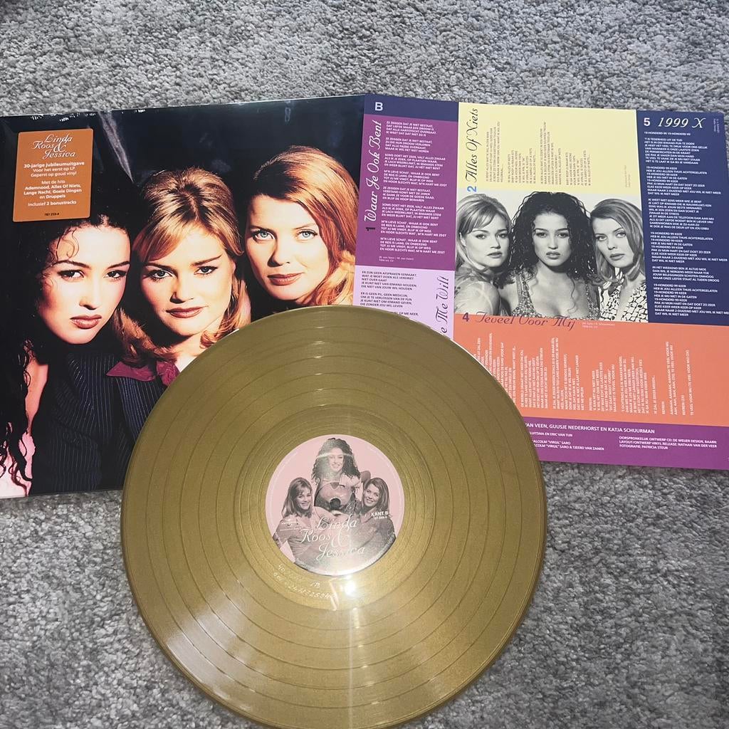 Linda, Roos & Jessica Gold Vinyl gtst, Verzenden, Zo goed als nieuw, 12 inch