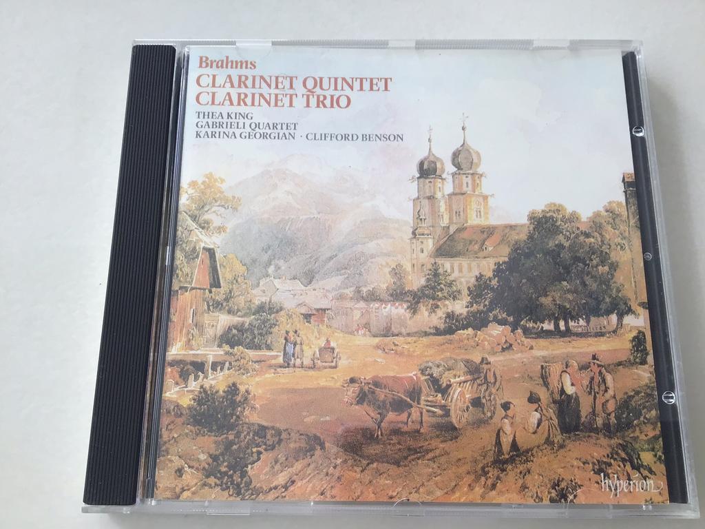 Brahms Clarinet Quintet & Trio/ Thea King / Georgian/ Benson, Ophalen of Verzenden, Romantiek, Zo goed als nieuw, Kamermuziek