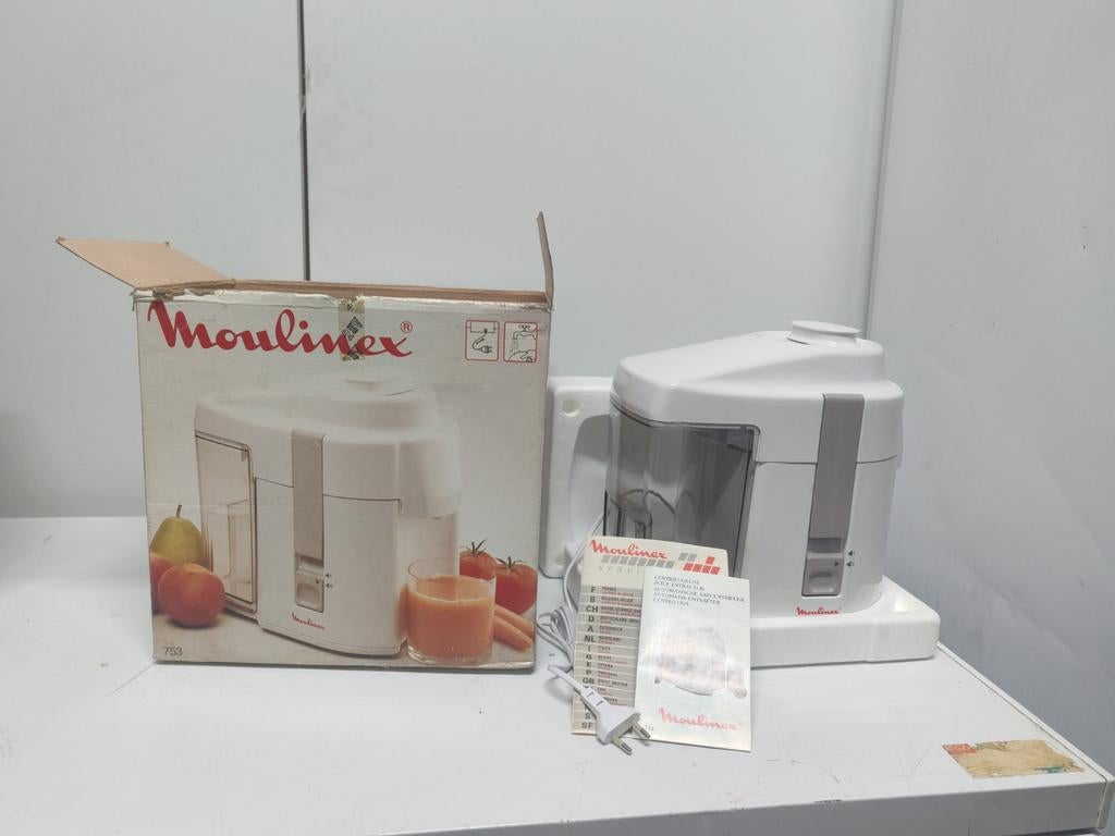 Moulinex Sapcentrifuge - Zo goed als nieuw, Ophalen of Verzenden, Zo goed als nieuw, Elektrisch, Sapcentrifuge