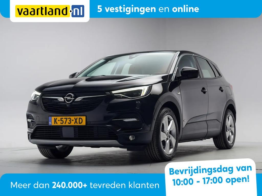 Opel Grandland X 1.6 Hybrid 225 Elegance [ Trekhaak Navi Cam, Auto's, Opel, 4 cilinders, 181 pk, Zwart, Bedrijf