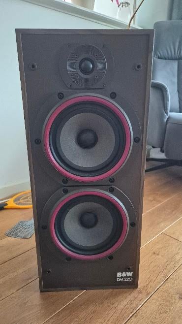 Speakers B&W  DM220, Audio, Tv en Foto, Luidsprekers, Gebruikt, 60 tot 120 watt, Front, Rear of Stereo speakers, Ophalen