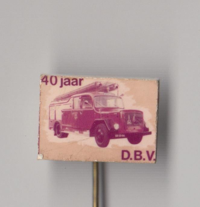 DBV Dordrecht Brandweer Magirus Deutz speldje, Gebruikt, Niet vindbaar, Niet vindbaar, Speldje of Pin